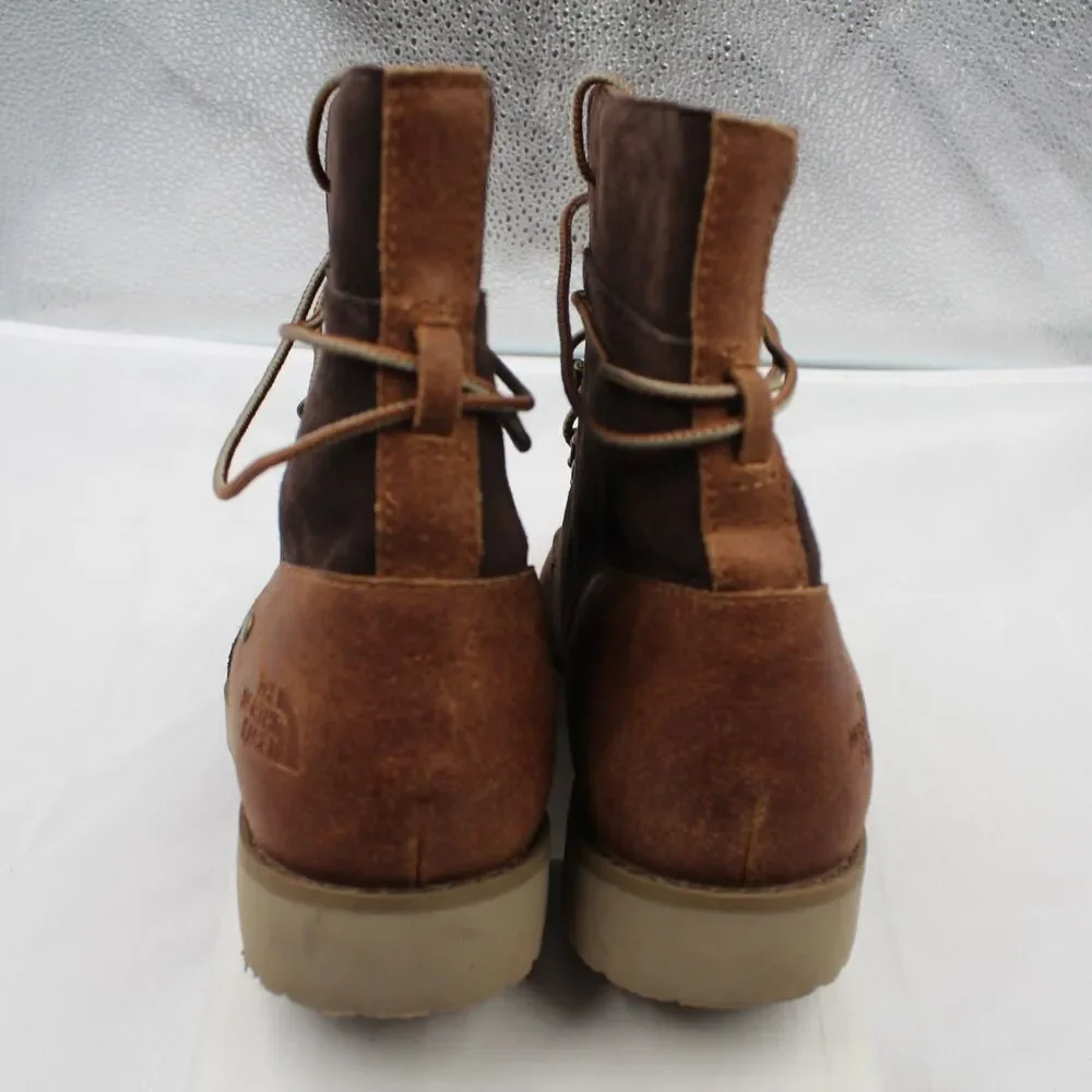 The North Face Ballard Lace II Suede Ankle Boots Women's Size 10 Brown Leather